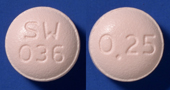 エチゾラム錠0.25mg「SW」